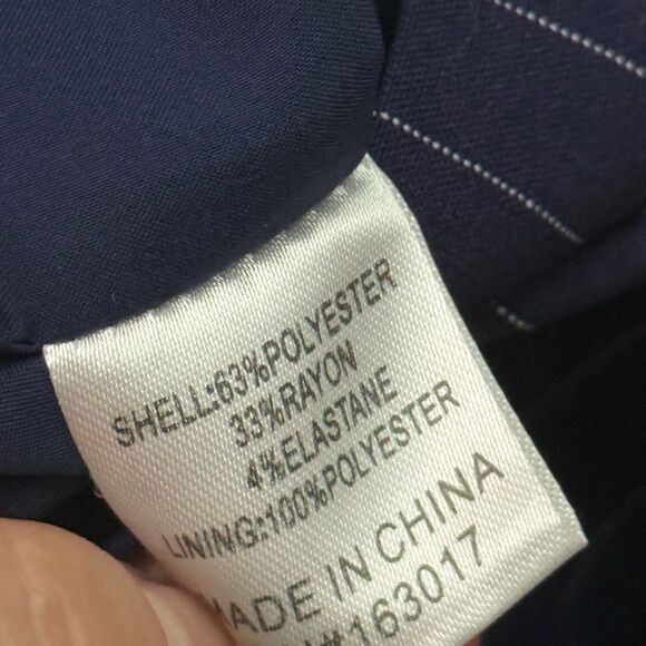 Princess Polly navy pinstriped Sebastian tube top - Picture 7 of 7